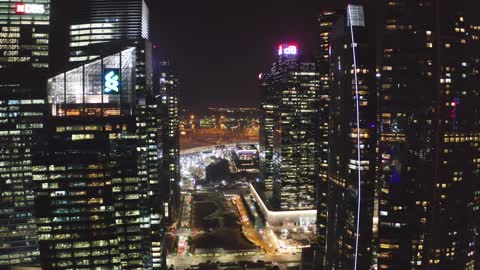 Financial District Singapore 01 || Drone View