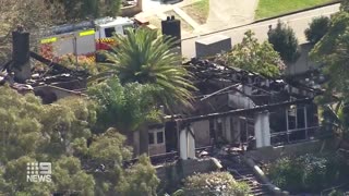 Police investigate $24 million mansion fire | 9 News Australia