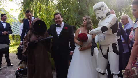 Star Wars fans wedding