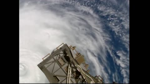HURRICANE FRANKLIN IS SEEN FROM THE INTERNATIONAL SPACE STATION