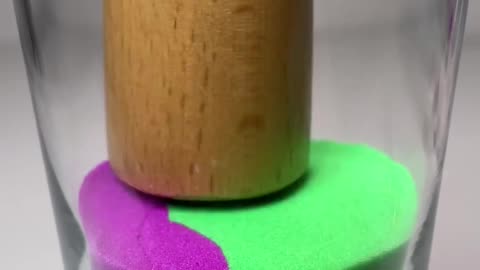 Very Satisfying and Relaxing Kinetic Sand ASMR, drop and squish