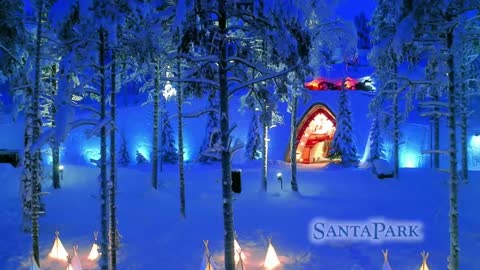 Santa Claus Village in Rovaniemi Lapland Finland_ Arctic Circle Father Christmas for families