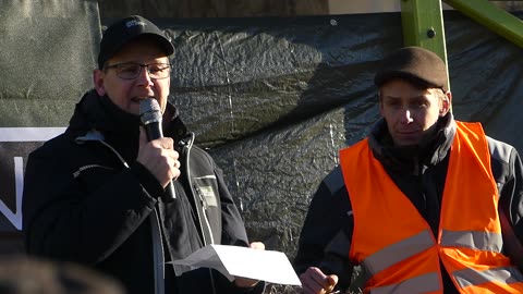 Bauern Demo Berlin Januar 2024 - Kein Geld und Steuern für Ideologie, die wir nicht teilen