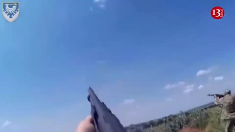 Ukrainian soldiers downed Russian "Lancet" kamikaze drone approaching their position with small arms