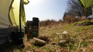 Making a coffee. Dartmoor. Speedlapse 2022