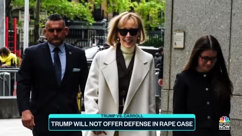 Trump will not offer defense in trial over E. Jean Carroll rape allegation