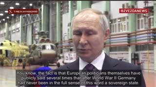 Putin makes a few statements about Europeans and Europe
