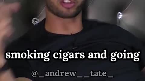 Andrew tate on why he smokes cigars