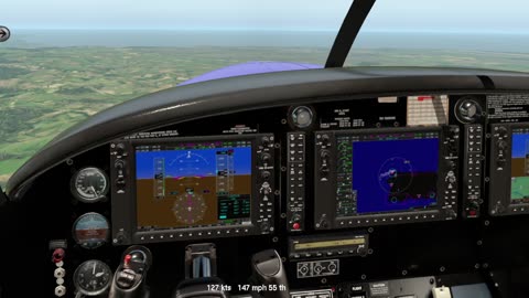 TJSJ to TJBQ in a Quest Kodiak with a G1000 - Xplane 11.55 - Puerto Rico -