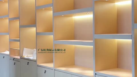 Airport duty free shop high-end showcase design and cabinet customization