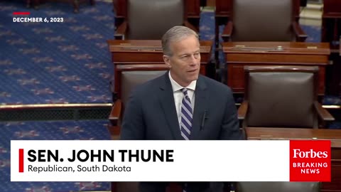 'We Need To Keep Our Nation Secure'- John Thune Decries High Rates Of Illegal Migration Into US