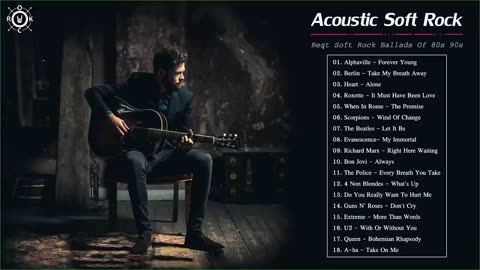 Acoustic Soft Rock | Best Soft Rock Ballads Of 80's 90's🔴