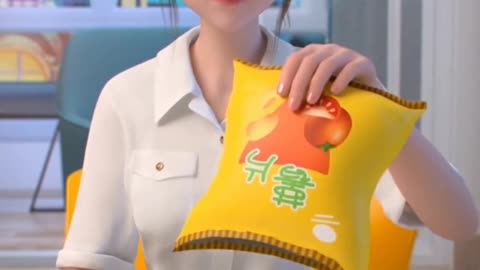How many times has Guoguo licked potato chips----❤️🌍