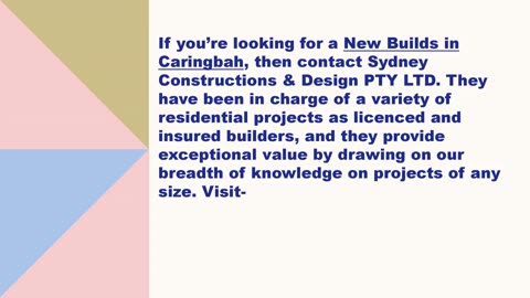 Best New Builds in Caringbah