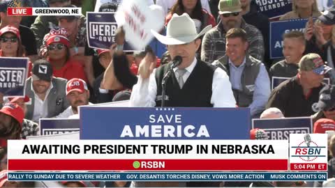 Charles W. Herbster Full Speech from President Trump's Save America Rally in Greenwood, NE 5/1/22