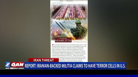 Report: Iranian-backed militia claims to have terror cells in U.S.