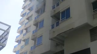 Conato de incendio en edificio El Conquistador