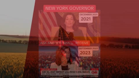 Uh oh... NY Gov. Kathy Hochul changed her tune on illegals, from 2021 to 2023.