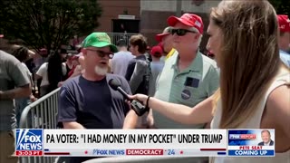 When Trump was president, I had money in my pocket