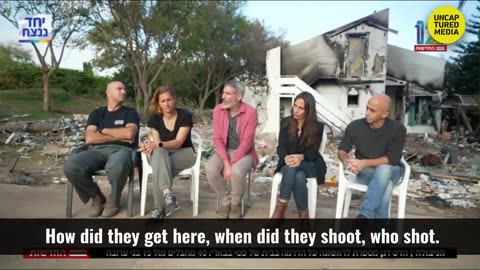 Channel 12 report on the Israeli military shelling of a house full of hostages in kibbutz ...