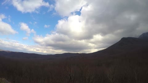 Gatlinburg Snow Clouds Time Lapse 1