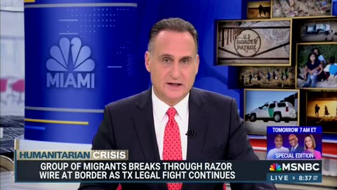 MSNBC Spends About 3 Minutes Covering 'Chaotic Scene' At Border