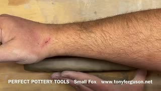 Pottery hand tool demonstration