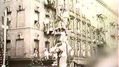 Feast of San Gennaro- Little Italy NYC - Grease Pole 1950s