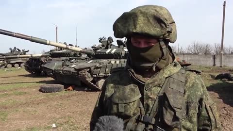 Russian military set up base in Ukraine