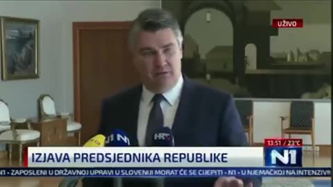 President of Croatia - "No more vaccinations" - September 2021