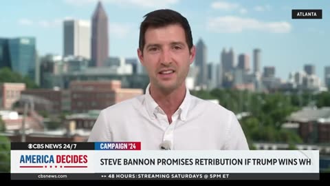 Steve Bannon promises retribution if Trump returns to White Housec CBS News