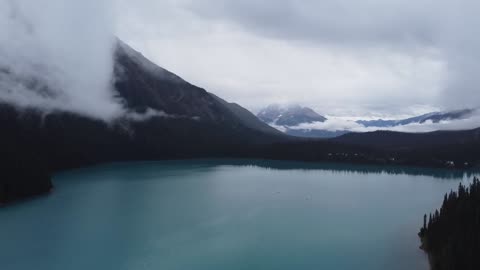 Clouds over Emerald Lake #clouds