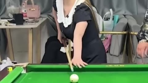 Playing Billiards Funny Video