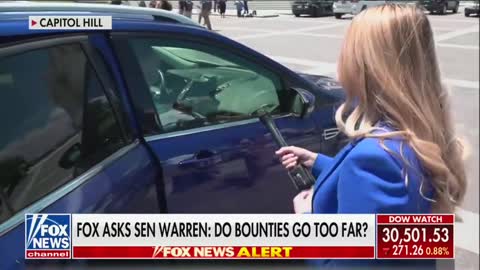 Warren Ducks Into Vehicle After Fox Reporter Asks if Activists Went ‘Too Far’ With SCOTUS ‘Bounties’