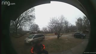 Dude Has Slick Approach to Porch