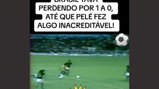 Brasil perdendo por 1x0 e Pelé faz algo surpreendente...