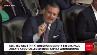 Ted Cruz to the Deputy Director of the FB on Biden Bribery Scheme