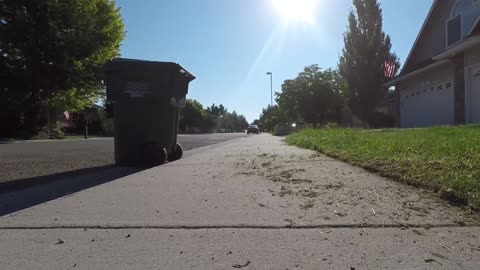 Cleaning the Sidewalk with my #GoPro #Karma Drone