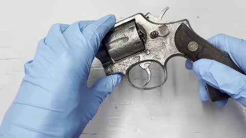 Restoring RUINED S&W 38 SPECIAL REVOLVER --- AF invention