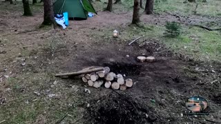 How to make a fire pit in a woodland safely
