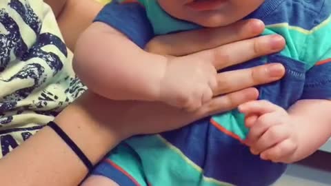 Baby Boy Hears the World for the first time.