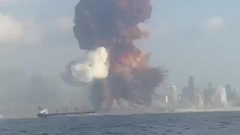 Men didn't expect that a normal fire at Beirut's port will turn into a deadly explosion!