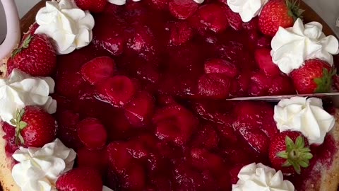 Strawberry campote cake recipe