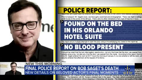 Police release final report into Bob Saget's death