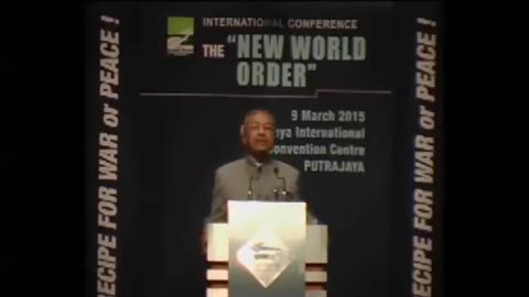 Population Reduction! Mahathir Mohamad & Thomas Barnett, New World Order Conference Malaysia 09Mar15