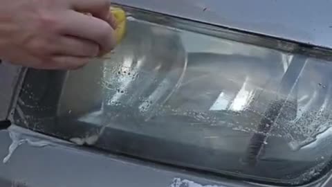 Car headlight cleaning tips instantly change new lights