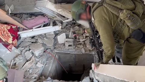 Israeli Fighters successfully uncovered active combat tunnels belonging to the Hamas.