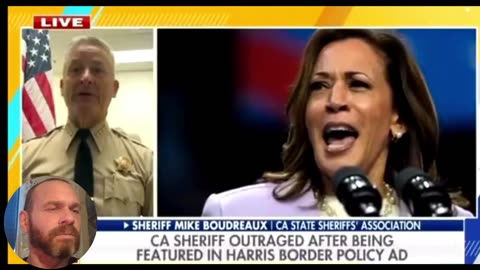 KAMALA Sheriff: HARRIS AD “I DO NOT SUPPORT HER” (They used his image)