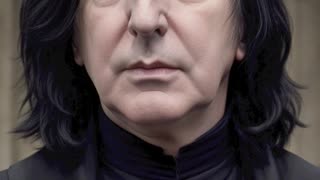 Severus Snape | Alan Rickman | Harry Potter | Digital Art | AI Art | AI-generated #severussnape