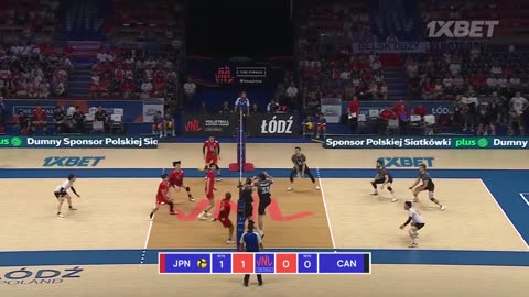 🇯🇵 JPN vs. 🇨🇦 CAN - Quarter Finals / Highlights / Men’s VNL 2024/Volleyball!